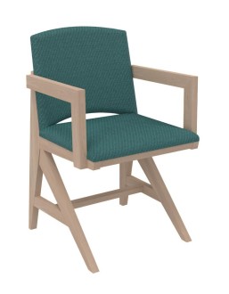 FAUTEUIL REMBOURRE APPUI SUR TABLE SOLINE